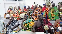 Chiefs and Queen mothers of Nzema Maanle Traditional Council