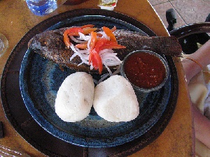 File  Photo: Banku with Fish