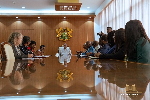 President Mahama holds talks with UNAIDS, ALMA leaders on Africa's health agenda