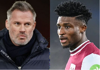 Jamie Carragher (L) has criticised Kudus (R) over poor performances