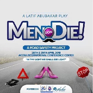 Men Don Die shows on April 28-29 at the Accra International Conference Centre