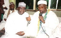 Dr Bawumia with Ashanti Regional Chief Imam, Abdul Mumin Haroun
