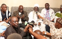 Nana Akufo-Addo and others pay a visit to Sheikh Dr Osman Nuhu Sherabutu