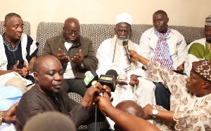 Nana Akufo-Addo and others pay a visit to Sheikh Dr Osman Nuhu Sherabutu