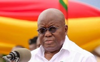 President Akufo-Addo addressing the audience at the President