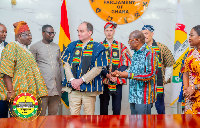 Sunderland officials visit Speaker of Parliament Alban Bagbin
