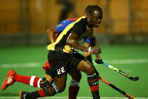 The Ghana - Namibia hockey game