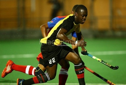 The Ghana - Namibia hockey game