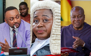 L-R: Vincent Assafuah, Gertrude Torkornoo and President John Dramani Mahama