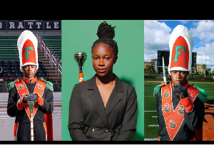 Oluwamodupe Oloyede was recently named the new head drum major