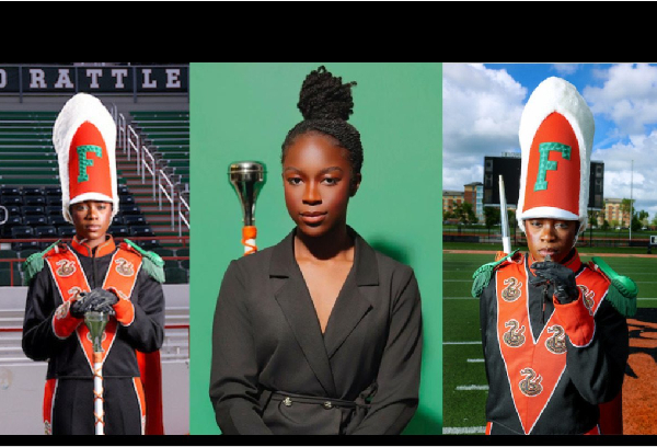 Oluwamodupe Oloyede was recently named the new head drum major