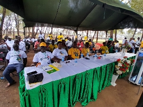 Some members of MAKOSA at the school's homecoming celebrations