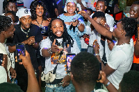 The energetic event attracted a massive crowd
