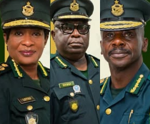 L-R: Evelyn Lonyonlo Lotsu, Faisal Disu and Philip Peter Andoh have received appointments