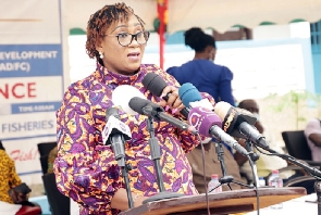 Mavis Hawa Koomson ,Minister for Fisheries and Aquaculture