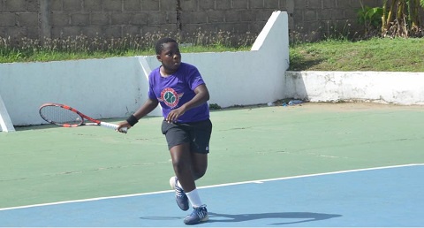 Kojo Stephens in action at the Tesano sports Club