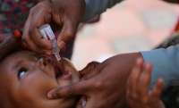Polio vaccination in Togo