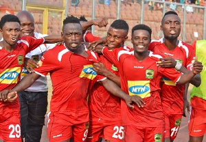 Asante Kotoko players