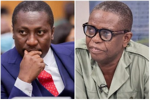 Alexander Kwamina Afenyo-Markin (L) and Kwesi Pratt Jnr [R]