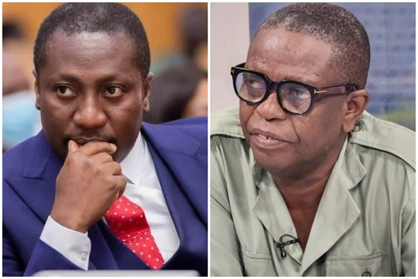 Alexander Kwamina Afenyo-Markin (L) and Kwesi Pratt Jnr [R]