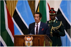 Ian Khama, the former president of Botswana