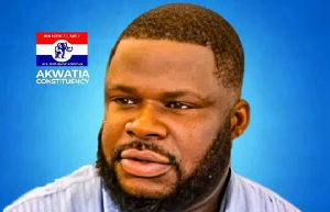 Solomon Asumadu is the NPP parliamentary candidate for the Akwatia by-election