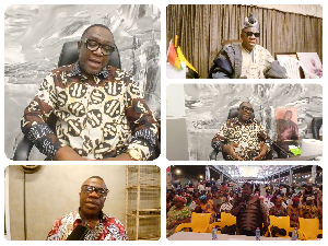 Collaged Photos Of The MD, Nana Akari And Chairman Ankrah 