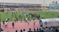 Chaos erupted during Kwara United vs Rivers United game