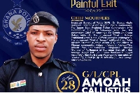 G/L/CPL Amoah Callistus will be buried on Saturday, July 15