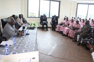 Rev. Prof. Emmanuel Martey and others in a conference