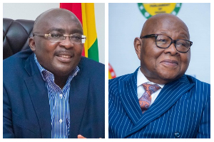 Dr Mahamudu Bawumia and Prof Mike Oquaye