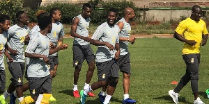The Black Stars trained ahead of their AFCON qualifying clash with Ethiopia