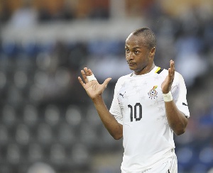 Ghana midfielder Andre Ayew