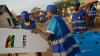 Some officials of the EC discharging their duties