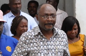 Alfred Woyome was besieged by armed security officials believed to be from the Army base