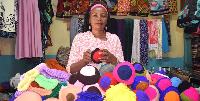 Mary Mwangi has sold about 600 knitted breast prostheses since she started her initiative