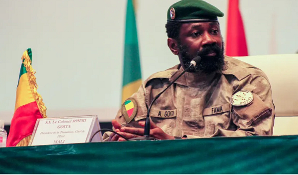 Mali's military leader, Assimi Goita,