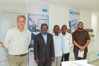 A photo of the key stakeholders during the signing of the MoU