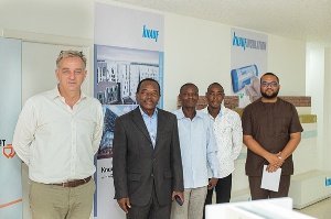 A photo of the key stakeholders during the signing of the MoU