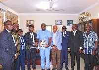 The meeting was attended by the Minister for Sports Isaac Asiamah and other government officials