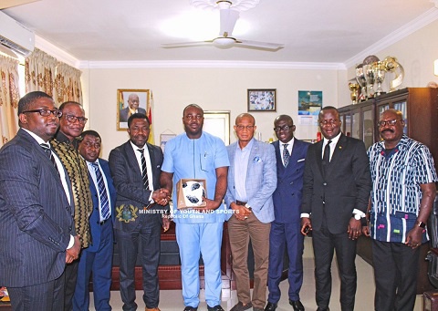 The meeting was attended by the Minister for Sports Isaac Asiamah and other government officials