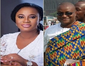 Charlotte Osei, EC Chairperson and Hassan Ayariga