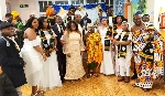 A group picture of some members of the association
