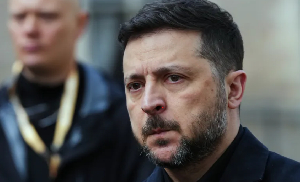 Zelenskyy arrives for Four Freedoms Award ceremony