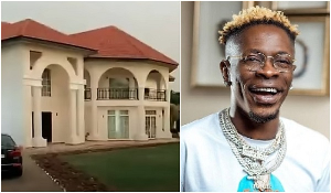 Musician Shatta Wale and his 6-bedroom mansion