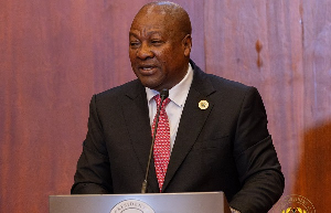 John Dramani Mahama is the President of Ghana