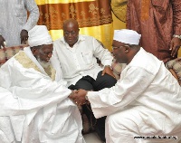 President Nana Addo Dankwa Akufo-Addo with Vice President Bawumia & Sheikh Dr. Osmanu Nuhu Sharubutu