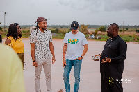 Kwamigah-Atokple (R) among his partners