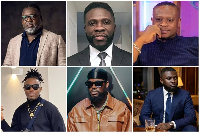 A photo collage of some top Ghanaian music producers