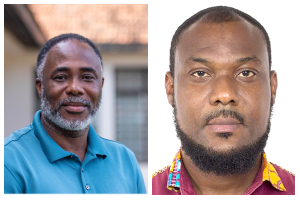 Dr  Yaw Osei-Asare (L). Bismark Owusu Nortey (R)